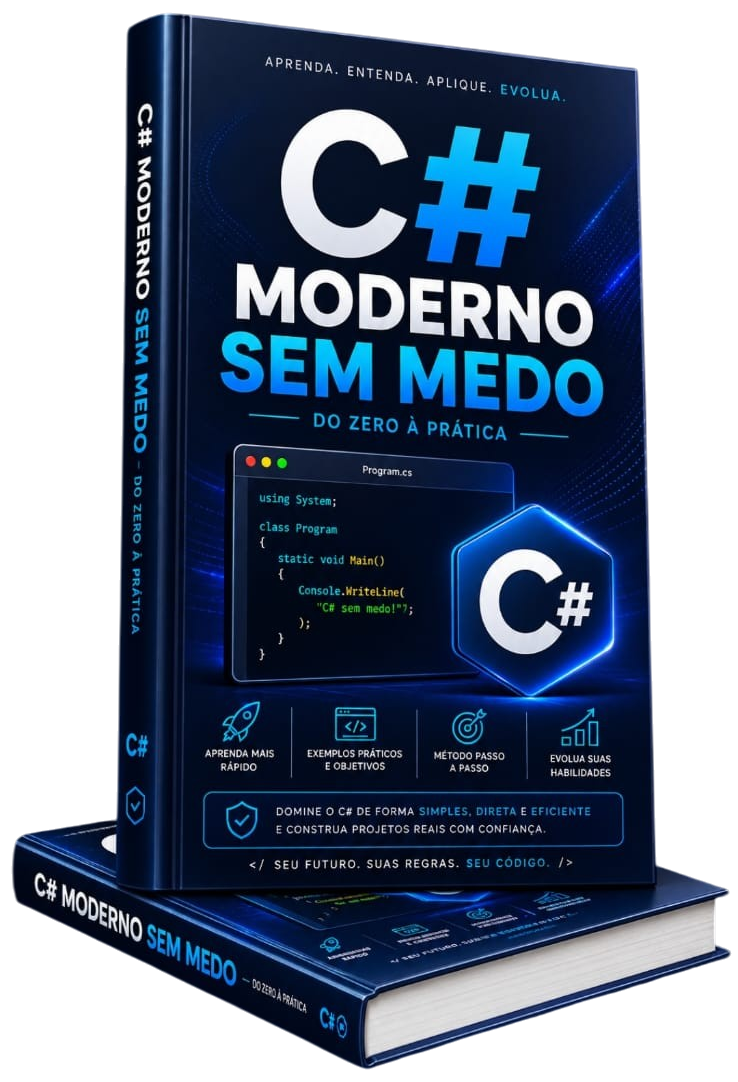Capa do ebook C# Moderno Sem Medo